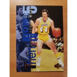 Jerry West 1995-96 Upper Deck #353 - Then & Now - NBA